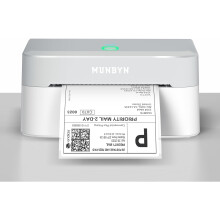 MUNBYN Bluetooth Shipping Label Printer, 4x6 Thermal Label Printer for Small Business, Compatible with iPhone, Android, Windows, macOS, Etsy, Shopify