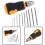 Micro Mini Portable Small Hand Drill + 10pcs Drill Tool Bits AU FA Set X6Y1 5