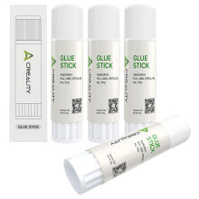 Creality 3D Printer Glue Stick for Print Bed, PVC Sollid Bed Adhesive,Strong Adhesion Reduces Warping for Printing PLA,ABS,PETG,PC,PA,TPU on Various