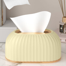 Decoratieve, automatische tissueboxhouder – moderne, stevige PET/kunststof houder voor thuis, woonkamer, badkamer en kantoor