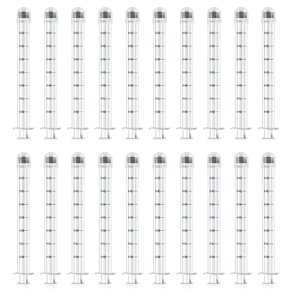 Bgccwj Cream Disposable Vaginal Applicators,20Pcs Lube Injector Syringes,5G Individually Wrapped Lube Applicator Syringes For Feminine Vagina Care Cleaning
