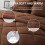 7-Pc Brown Full Comforter Set: 1 Comforter, 1 Flat Sheet, 1 Fitted Sheet, 2 Pillowcases, 2 Shams 4