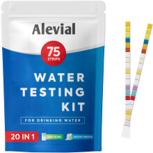 20 in 1 Drinking Water Testing Kit 75 Strips Home Test for Tap Water Quality, Detects Lead pH Hardness Chlorine Iron Fluoride and More, Tester for Dr