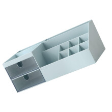 Boîte de rangement pour maquillage, étui de rangement pour produits cosmétiques, 24,5 x 12 cm