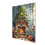 Quadro em tela sem moldura 12x16 polegadas: Árvores de Natal e 3