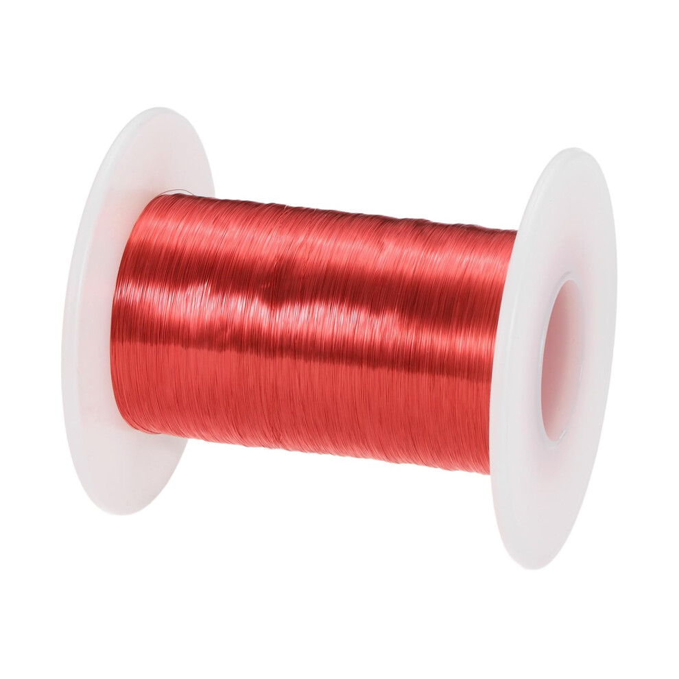 Sourcing Map 0.07Mm Magnet Wire 9580Ft (2920M) 100G Enameled Copper Wires Magnet Winding F Grade 311 Fahrenheit (155 Celsius) For Transformers Induct 33500744