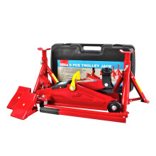 Hilka 82930240 2 Ton Trolley Jack Kit in BMC, Red
