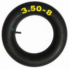 3.50-8 Inner Tube with TR13 Straight Valve for Wheelbarrow, Garden Cart and Sack Barrow Tyres - Butyl Rubber, 14 Inch Size, 8 Inch Rim