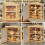 Two-Tier Corner Bread Box for Countertop, Large Capacity, Adjustable Height, Compatible with Kitchen Decor 6
