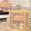 Two-Tier Corner Bread Box for Countertop, Large Capacity, Adjustable Height, Compatible with Kitchen Decor 3