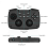 1 * Teclado de control de juegos 1 * Cable USB - Negro 3