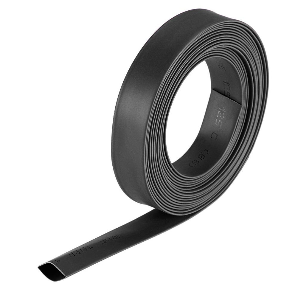 Sourcing Map Heat Shrink Tubing, 5/16"(8Mm) Dia 2:1 Rate Shrinkable Tube Cable Sleeve 10Ft - Black 82059101