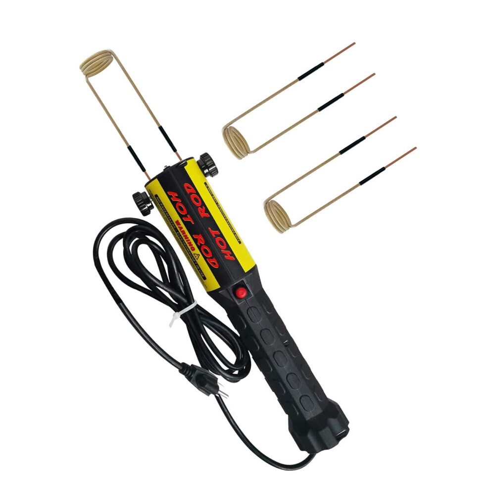 Solary Flameless Handheld Induction Heater Kit | 1000W, 220V | Magnetic Tool With 3 Coils | Bolt Heater For Rusty Screws Removal 57545158
