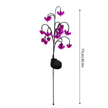 Guirlande lumineuse Solar3D Chauve-souris pour Halloween, décoration extérieure étanche pour jardin, terrasse, allée, tombe – Compatible avec