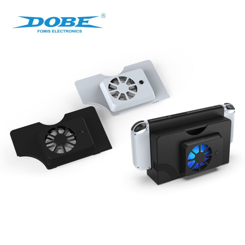 Compatible with Nintendo Switch OLED Dock Cooling Fan – USB-powered quiet radiator, adjustable speed, prevents overheating 1