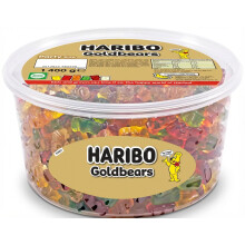 Haribo Gold Bears 1.4kg Bulk Tub - Fruit Gummy Sweets - Chewy Candy Party Size