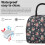 Isolierte Lunchbox mit Blumenmuster für Damen (1 Stück) 3