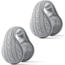 2Pcs Ear Muffs For Winter Men Women, Fleece Ear Warmers Winter Warm Earmuffs For Cold Winters Adjustable