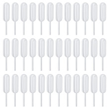 120 Pcs 4ML Plastic Transfer Pipettes Droppers, Dessert Squeeze Liquid Pipettes, Transparent Measuring Dropping Pipettes for Cupcakes Essential Oils