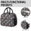 Isolierte Lunchbox mit Blumenmuster für Damen (1 Stück) 6