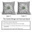 Μαξιλαροθήκες Sage Green & White Daisy 18x18, Σετ 2 τεμαχίων, Τετράγωνες Θήκες Μαξιλαριών από 6