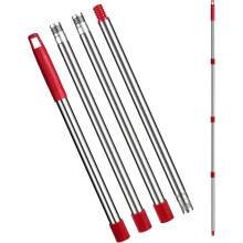 Spin Mop Replacement Handle, 4-Section/Broom Stick, 30"-59", Compatible with O-Cedar Refills & Brooms, American Threaded Joint