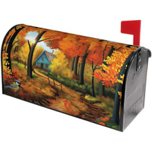 Capac magnetic pentru cutie poștală cu frunze de arțar, 45x53 cm