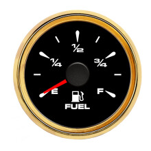 52mm Fuel Level Water Level Gauge Fuel Tank Level Meter For Marine Boat Car Truck Yacht 9-32V Fuel Level Indicator 8 Colors,Easy to Install