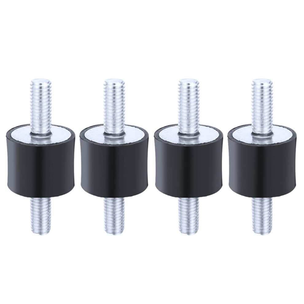 Photos - Other Hand Tools CENPEK 4pcs M6 20 * 15 Anti Vibration Rubber Bobbin Mounts Isolator Damper Shock Absorber with Double Male Thread Screw Stud