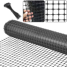 Garden Fence Barrier Fencing for Dogs,1x20m Snow Fence Plastic Mesh Fencing Roll[Heavy Duty] Safety Temporary Fencing,Garden Mesh Border Fence Reusab
