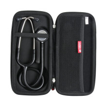 Hard Travel Case for 3M Littmann Classic III Monitoring Stethoscope by Hermitshell (Black)