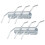 OUNONA 6 Pcs Spring for Hydraulic Jack Horizontal Spare Part 6