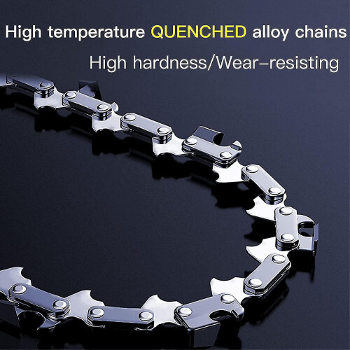 2Packs Mini Chainsaw Chain, 4Inch Replacement Chains 1