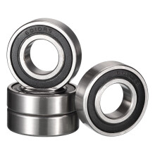 HiPicco 6010-2RS Deep Groove Ball Bearings, ID 50mm x OD 80mm x Width 16mm Double Rubber Sealed Ball Bearing Pre-Lubricated Chrome Steel Z2 Lever 4pc