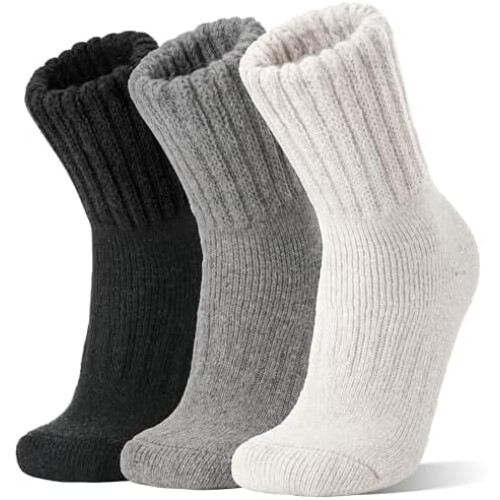 Κάλτσες μποτών από μαλλί Merino, θερμικές, χειμωνιάτικες, ζεστές, χοντρές, άνετες,
