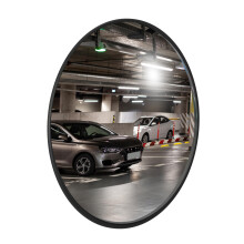 Convex Safety Mirror - 60CM, Round Safety Convex Mirror for Driveway, Wide Angle Visible High-Definition Convex Security Mirror with Plastic Body Per