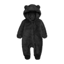 lulshou Baba Romper Kisgyermek Baba Lány Fiú Hosszú Ujjú Egyszínű Meleg Onesie Kerek Nyakú Jumpsuit Romper Body Akciósan
