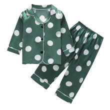 Tacar Pijamaí do Chailíní Beaga & Móra, Éadaí Muinchille Fada & Bríste Síodúla Satin