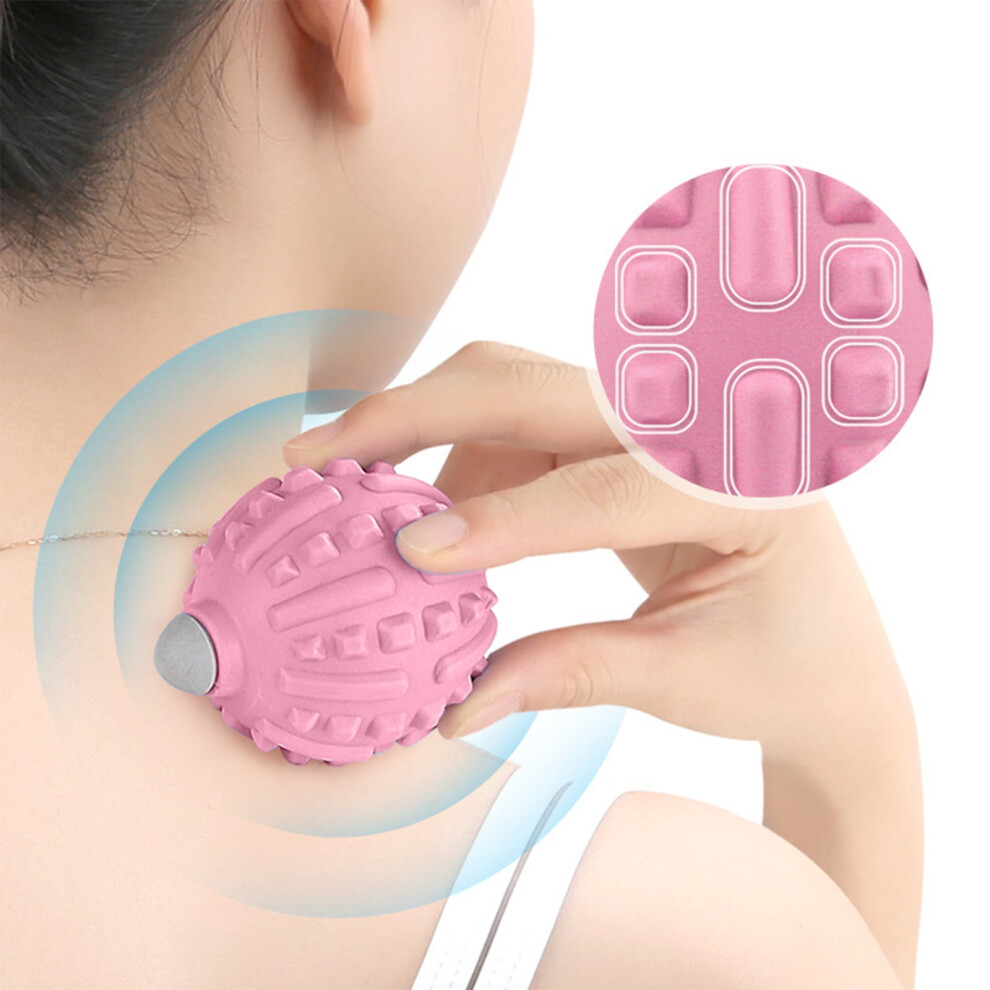 Interchangeable Dual-Head Vibration Massage Ball for Muscle Recovery & Fitness