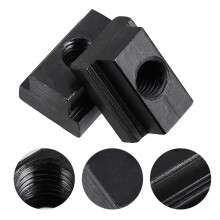 OUNONA 10 Stück M8 Stahl T-Nut-Muttern Gleitmutternblock für Industrierahmen