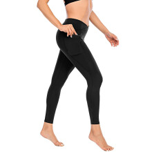 Női hosszú ujjú jóganadrág, organikus pamutból készült, edzőcipő, futó leggings, sport fitnesz jóganadrág, női zsebes jóganadrág