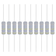 YOKIVE 10 Pcs 470K Ohm 5 Watts Metal Oxide Film Resistor, 5% Tolerance Resistor Axial Lead | Flame Proof for DIY Electronic Circuits, Audio-Video Pro