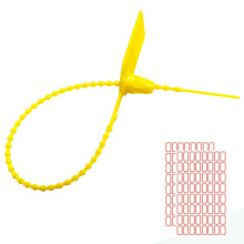 Apstaqeoo 100PCS Plastic Anti-Tamper Seals, Safety Zip Ties for Fire Extinguisher Security Seals Pull Tite Security Tags for Luggage Disposable Self-