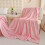 Fleece Blanket Pink 150 x 200 cm 2
