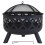 Charles Bentley Round Black Fire Pit 5