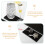 Schwarze PVC-Barmatte 30 x 15 cm (2 Stück) 3