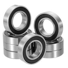 sourcing map 8 Pack 6902 2RS Deep Groove Ball Bearings, 15 x 28 x 7mm Chrome Steel Double Rubber Seal Bearing for Electric Motor, Home Appliances, Ga