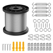 50m Garden Wire for Climbing Plants, 2mm Heavy Duty 304 Stainless