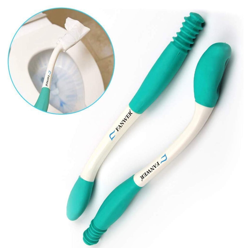 Self Wipe Assist Bottom Wiping Toilet Aid Self Wipe Assist Tissue Holder Tool Long Reach Toilet Tissue Grip Motion Assistance Supplies