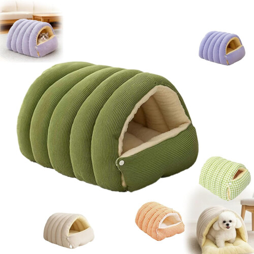 Cozy Monster Cat Bed για Μικρά Σκυλιά & Γάτες – Αφαιρούμενη/Πλένουσα Σκηνή Χειμερινής